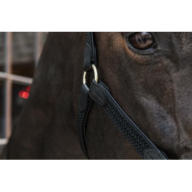 Capezza in nylon intrecciato Kentucky Nero Capezza in nylon intrecciato Kentucky Nero