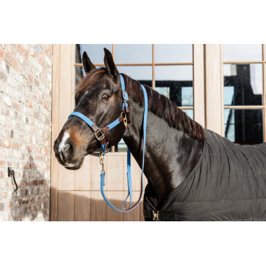 Capezza in nylon intrecciato Kentucky Azzurro chiaro Blu Capezza in nylon intrecciato Kentucky Azzurro chiaro Blu