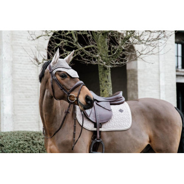 Tapis de selle Basic Velvet jumping Kentucky Beige Tapis de selle Basic Velvet jumping Kentucky Beige