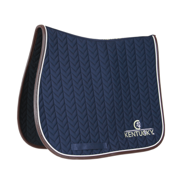 Sottosella Fishbone Leather jumping Kentucky Blu navy Sottosella Fishbone Leather jumping Kentucky Blu navy