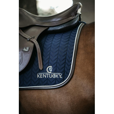 Sottosella Fishbone Leather jumping Kentucky Blu navy Sottosella Fishbone Leather jumping Kentucky Blu navy