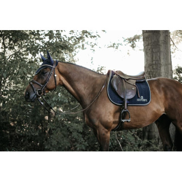 Sottosella Fishbone Leather jumping Kentucky Blu navy Sottosella Fishbone Leather jumping Kentucky Blu navy