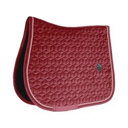 Tapis de selle Velvet jumping Kentucky Bordeaux