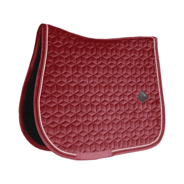Tapis de selle Velvet jumping Kentucky Bordeaux