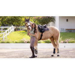 Sottosella misto LeMieux Loire Classic GP Square Noce Marrone