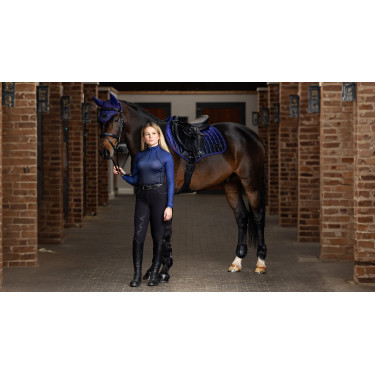 Tappeto LeMieux Spectrum Close Contact Square Blu inchiostro