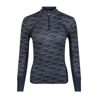 Strato base LeMieux Florence stampato Blu navy