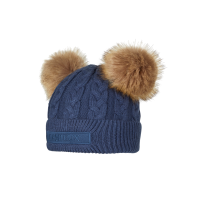 Cappello LeMieux Mini Doppio Pompon Blu atlantico Cappello LeMieux Mini Doppio Pompon Blu atlantico