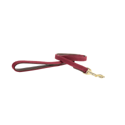 Laisse pour chien Plaited Nylon 120 cm Kentucky Bordeaux