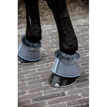 Campanelle in cuoio Kentucky per cavalli Grigio