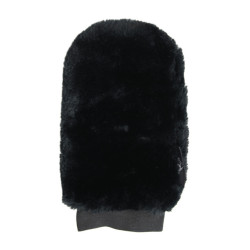 Guanto da striglia in montone Kentucky Nero