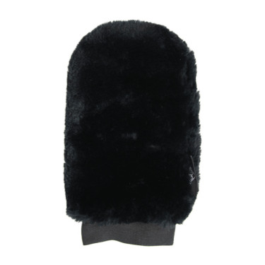 Guanto da striglia in montone Kentucky Nero