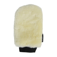 Guanto da striglia in montone Kentucky Naturale Marrone