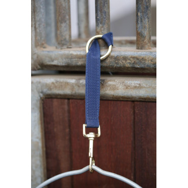 Laccio di fissaggio in nylon con moschettone e anello Kentucky Laccio di fissaggio in nylon con moschettone e anello Kentucky