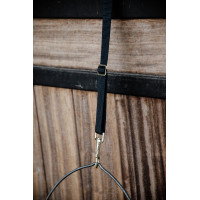 Lacciolo di Fissaggio in Nylon con Moschettone e Anello Lungo Kentucky Nero Lacciolo di Fissaggio in Nylon con Moschettone e Anello Lungo Kentucky Nero