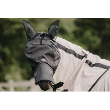 Maschera anti-mosche Classic con orecchie e coprinasso Kentucky Maschera anti-mosche Classic con orecchie e coprinasso Kentucky