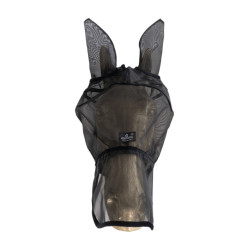 Maschera anti-mosche Classic con orecchie e coprinasso Kentucky Nero Maschera anti-mosche Classic con orecchie e coprinasso Kentucky Nero