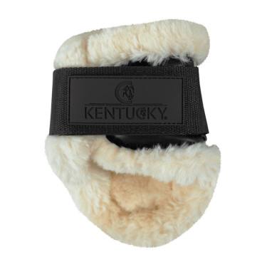 Paratendini posteriori per giovani cavalli in montone vegano Kentucky Nero Paratendini posteriori per giovani cavalli in montone vegano Kentucky Nero