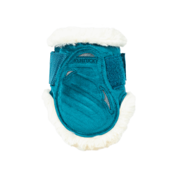 Paratendini posteriori per giovani cavalli Velvet con montone vegano Kentucky Smeraldo Verde Paratendini posteriori per giovani cavalli Velvet con montone vegano Kentucky Smeraldo Verde