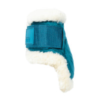 Paratendini posteriori per giovani cavalli Velvet con montone vegano Kentucky Smeraldo Verde