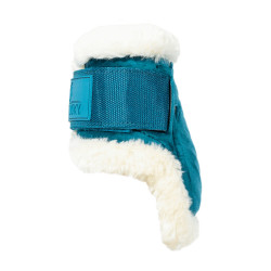 Paratendini posteriori per giovani cavalli Velvet con montone vegano Kentucky Smeraldo Verde