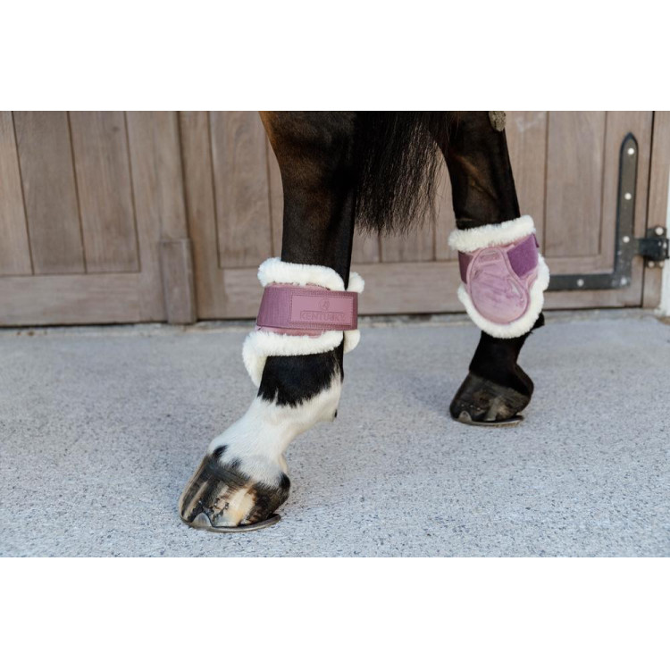 Paratendini posteriori per giovani cavalli Velvet con montone vegano Kentucky Paratendini posteriori per giovani cavalli Velvet con montone vegano Kentucky