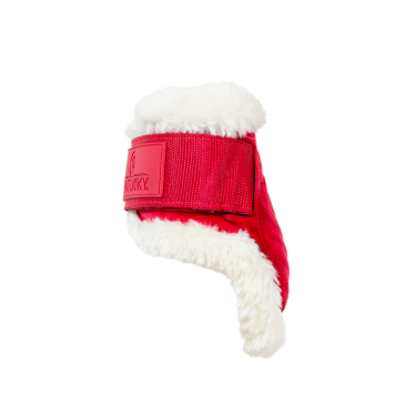 Paratendini posteriori per giovani cavalli Velvet con montone vegano Kentucky Rosso