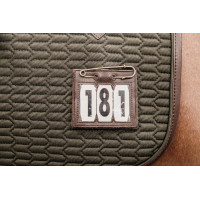 Portanumero in PVC con spilla di sicurezza Kentucky Nero