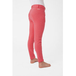 Pantaloni Horze Active da bambino con fondo in silicone Rosa