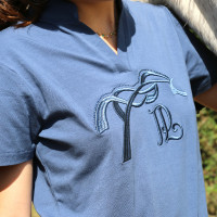 Polo Iliana Penelope Blu / grigio