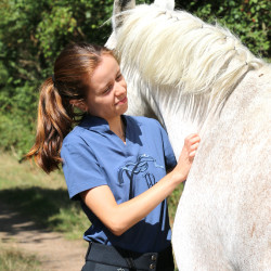 Polo Iliana Penelope Blu / grigio