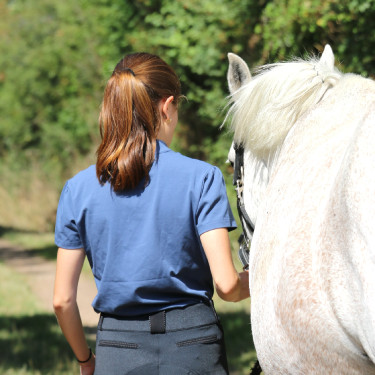 Polo Iliana Penelope Blu / grigio