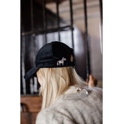 Berretto da Baseball in Velluto Sammy Kentucky Nero Berretto da Baseball in Velluto Sammy Kentucky Nero