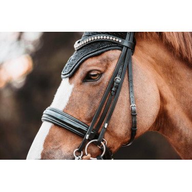 Cuffia Wellington Glitter Band Kentucky Nero Cuffia Wellington Glitter Band Kentucky Nero