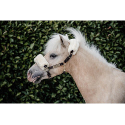 Capezzina in pelle con montone Kentucky Marrone