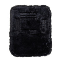 Estensione per petto imbottita in montone vegano Kentucky Nero Estensione per petto imbottita in montone vegano Kentucky Nero