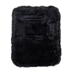 Estensione per petto imbottita in montone vegano Kentucky Nero