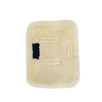 Estensione per petto imbottita in montone vegano Kentucky Nero Estensione per petto imbottita in montone vegano Kentucky Nero