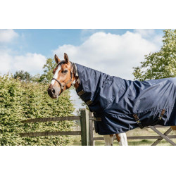 Coperta da esterno All Weather Quick Dry Fleece con copricoda Kentucky Marina Blu marino