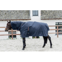 Impermeabile per cavalli Hurricane con fori per staffe Kentucky Marina Blu marino Impermeabile per cavalli Hurricane con fori per staffe Kentucky Marina Blu marino
