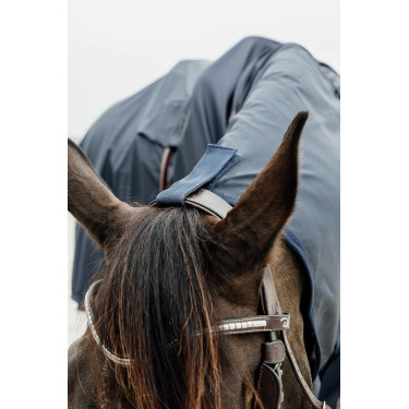 Impermeabile per cavalli Hurricane con fori per staffe Kentucky Marina Blu marino