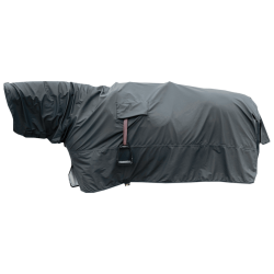 Impermeabile per cavalli Hurricane con fori per staffe Kentucky Grigio Impermeabile per cavalli Hurricane con fori per staffe Kentucky Grigio