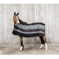 Coperta Asciugante Quadrata Heavy Stripes Kentucky Nero