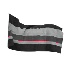 Coperta Asciugante Quadrata Heavy Stripes Kentucky Nero