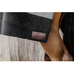 Coperta Asciugante Quadrata Heavy Stripes Kentucky Nero
