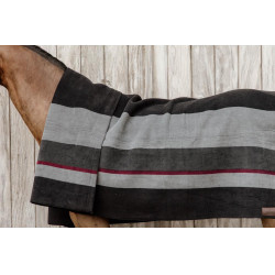 Coperta Asciugante Quadrata Heavy Stripes Kentucky Nero