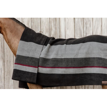 Coperta Asciugante Quadrata Heavy Stripes Kentucky Nero Coperta Asciugante Quadrata Heavy Stripes Kentucky Nero