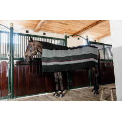 Coperta Asciugante Quadrata Heavy Stripes Kentucky Nero