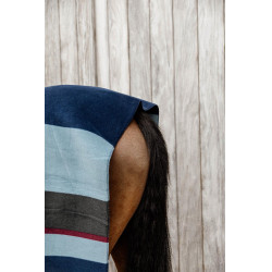 Coperta Asciugante Quadrata Heavy Stripes Kentucky Marina Blu marino