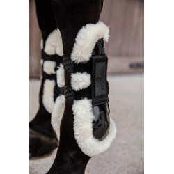 Ghetta Velcro pecora vegana Kentucky Nero Ghetta Velcro pecora vegana Kentucky Nero